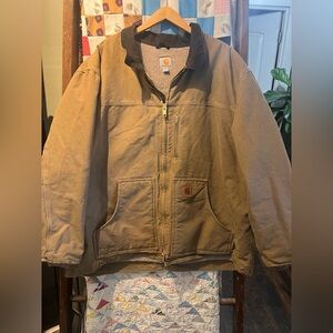 Carhartt Tan Sherpa-Lined Coat 3XL
